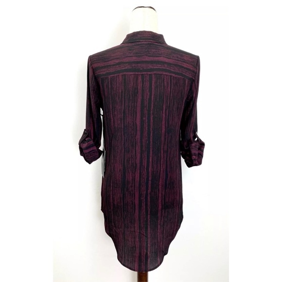 Rock Republic Purple Zipper Blouse - Picture 4 of 8